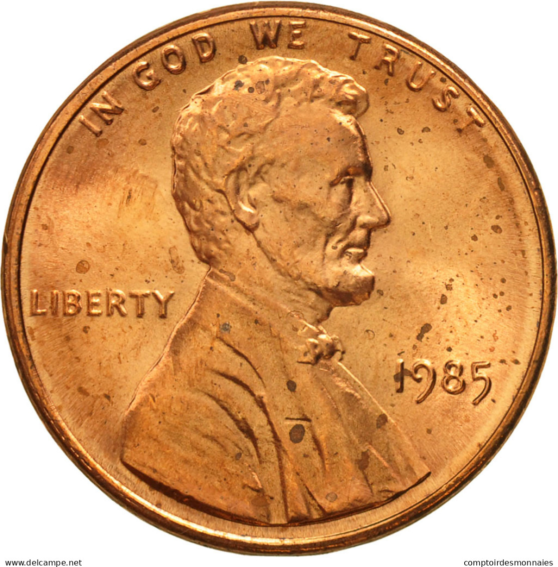 Monnaie, États-Unis, Lincoln Cent, Cent, 1985, U.S. Mint, Philadelphie, FDC - 1959-…: Lincoln, Memorial Reverse