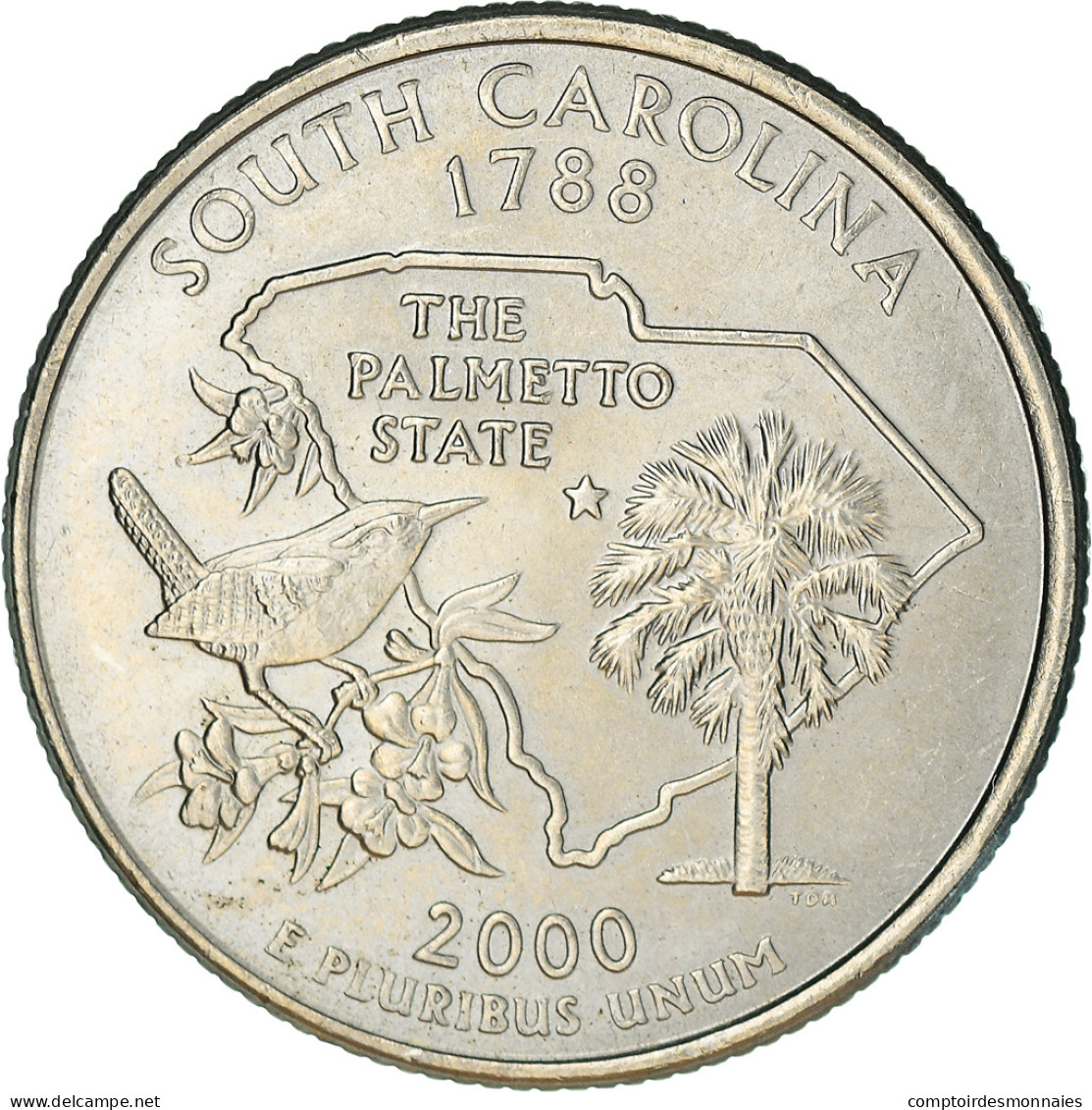 Monnaie, États-Unis, Quarter, 2000, U.S. Mint, Denver, SPL, Copper-Nickel Clad - Koloniaal