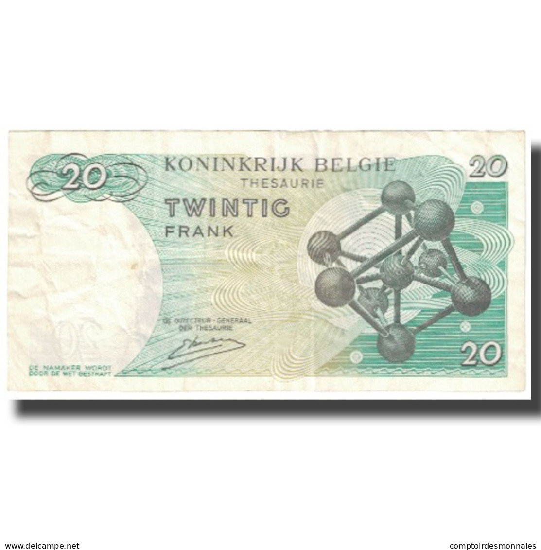 Billet, Belgique, 20 Francs, 1964, 1964-06-15, KM:138, TTB - Altri & Non Classificati