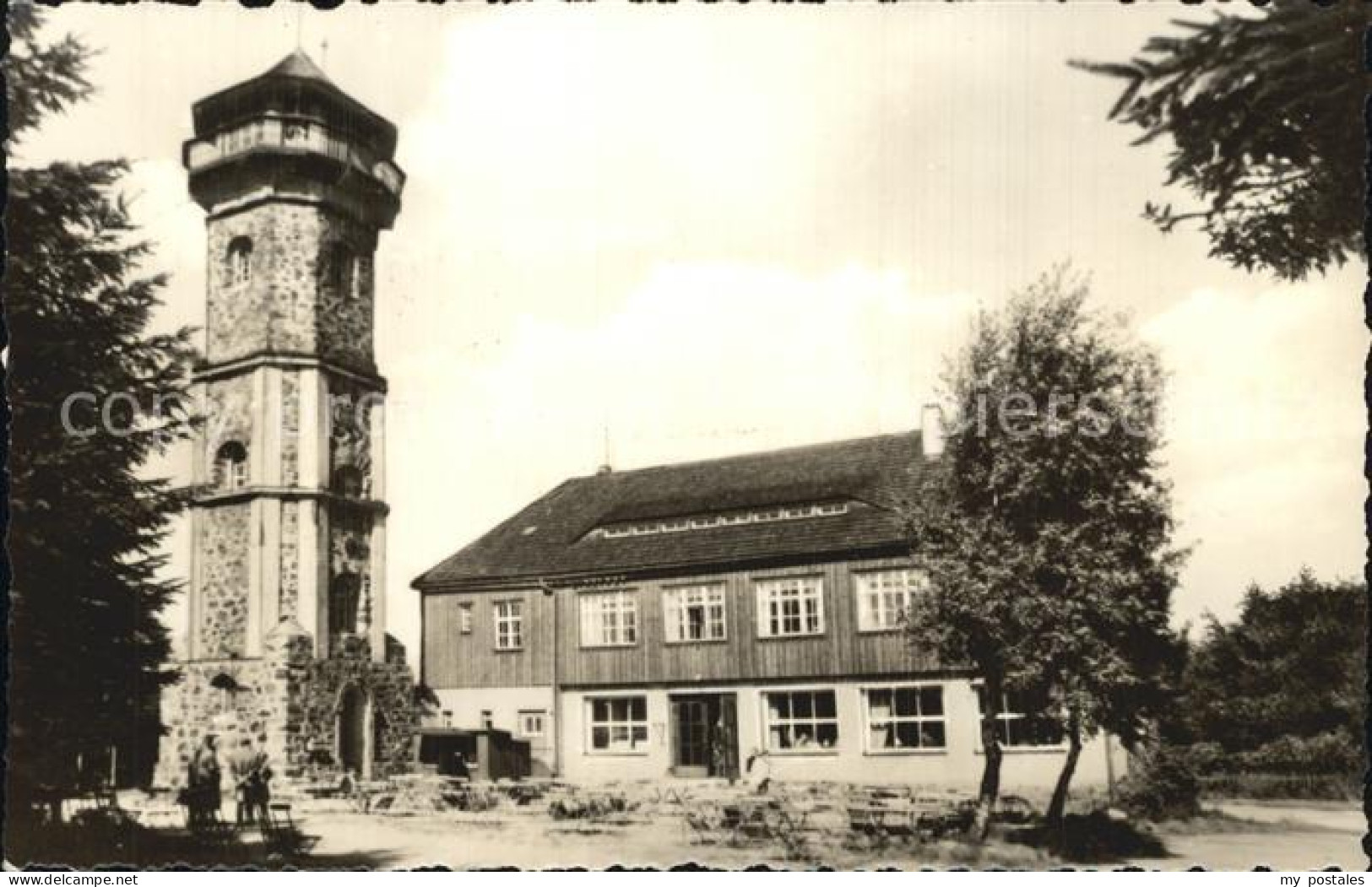 72475620 Scheibenberg Berghotel Und Aussichtsturm Scheibenberg Erzgebirge - Scheibenberg