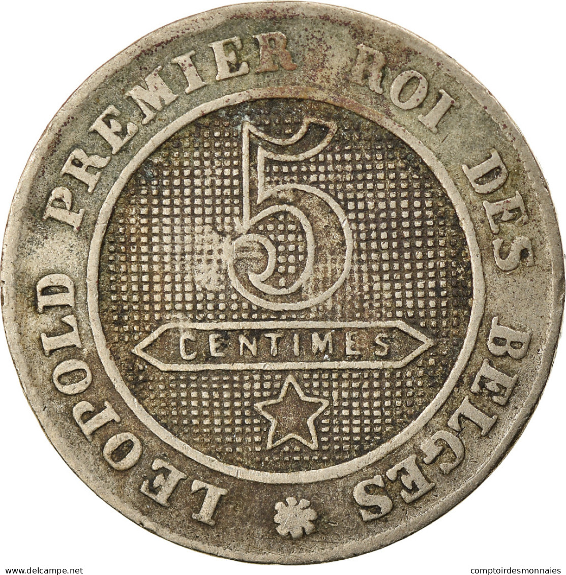 Monnaie, Belgique, Leopold I, 5 Centimes, 1863, TB+, Copper-nickel, KM:21 - 5 Centimes