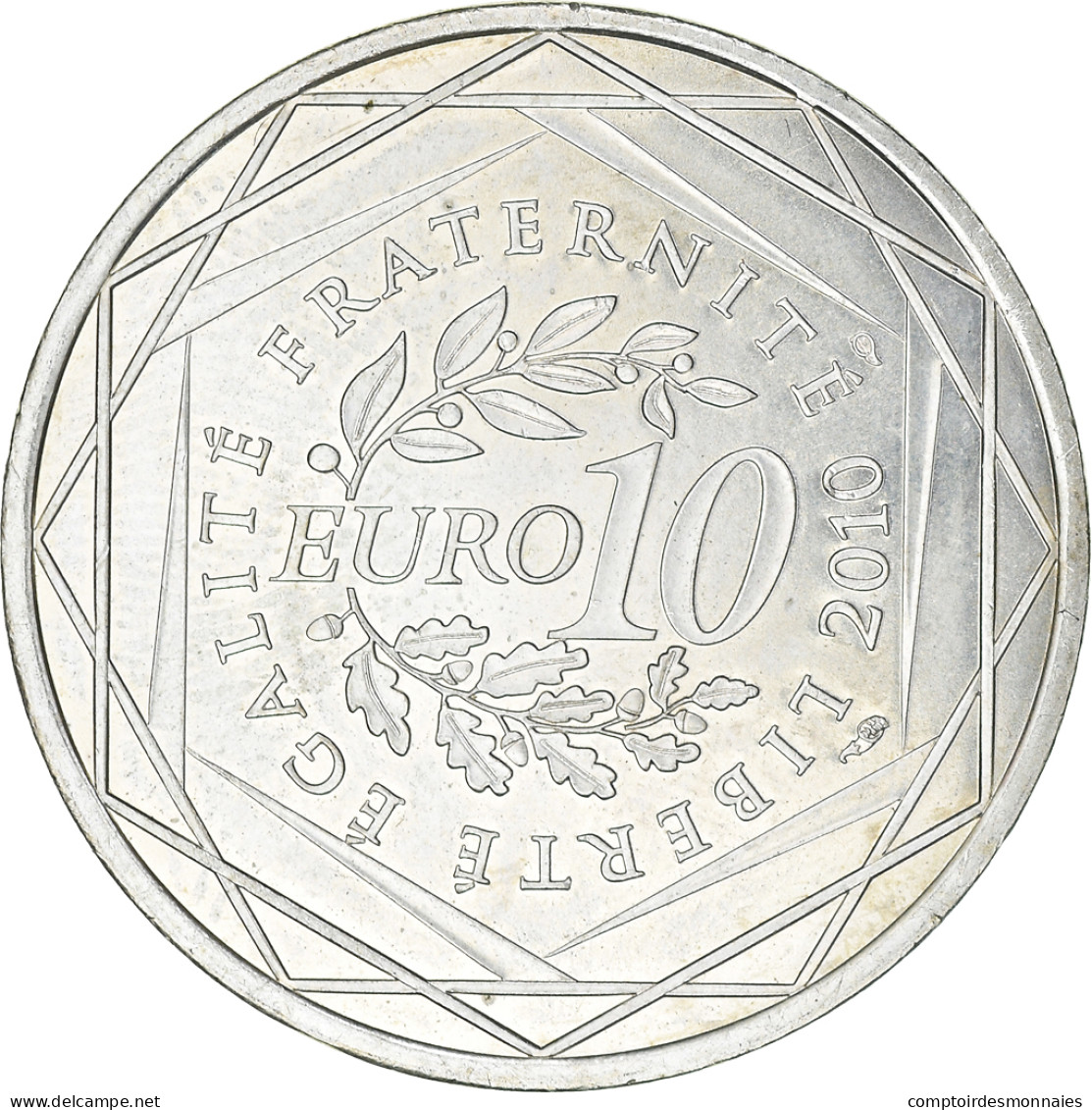 France, 10 Euro, Pays De La Loire, 2010, SPL, Argent - Francia