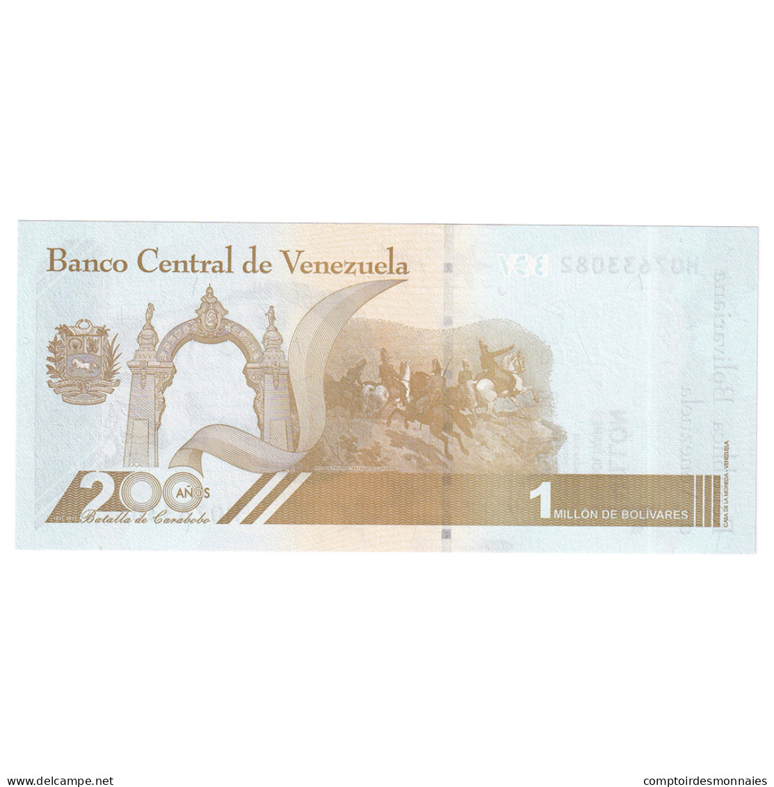 Billet, Venezuela, 2020, 2020-09-03, 1000000 BOLIVARES, NEUF - Venezuela