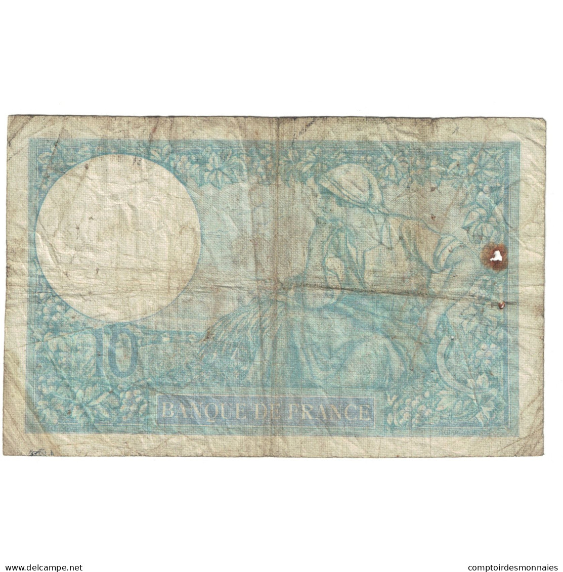 France, 10 Francs, Minerve, 1940, 1940-09-26, TB, Fayette:07.15, KM:84 - 10 F 1916-1942 ''Minerve''