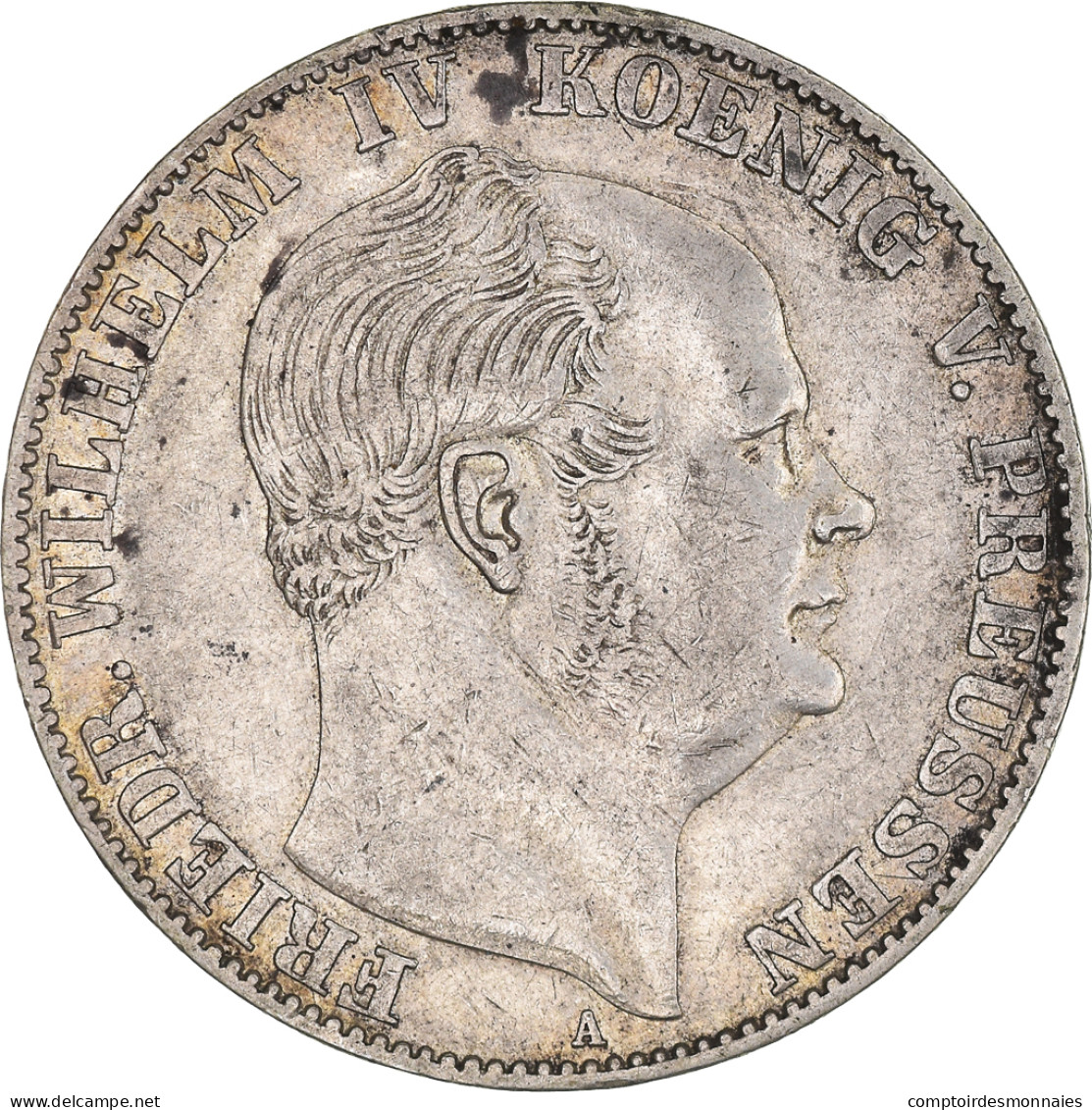 Monnaie, Etats Allemands, PRUSSIA, Friedrich Wilhelm IV, Thaler, 1860, Berlin - Taler Et Doppeltaler