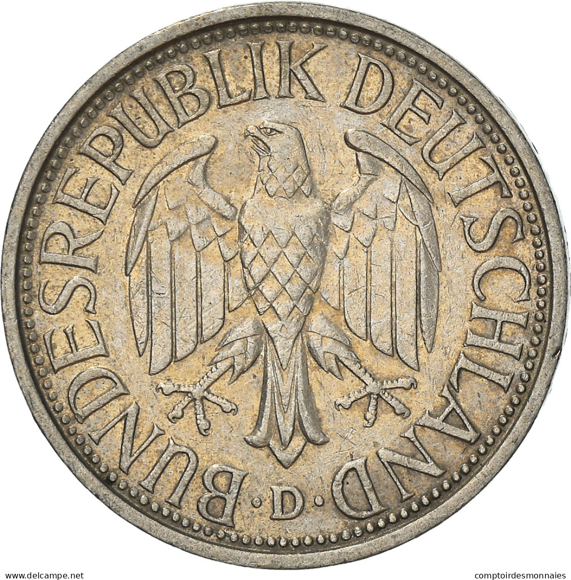 Monnaie, République Fédérale Allemande, Mark, 1977, Munich, TTB+ - 1 Mark