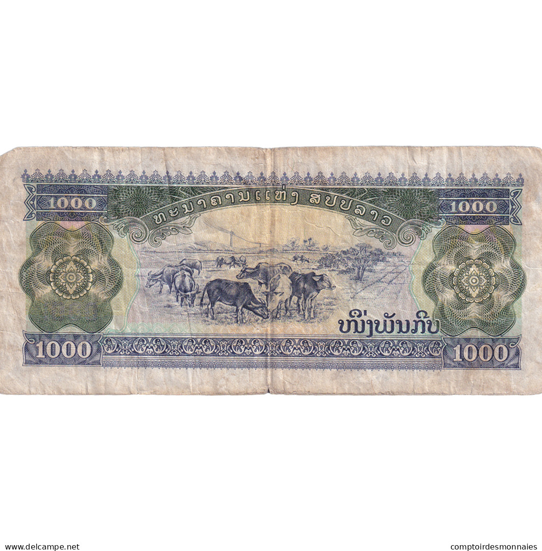 Billet, Laos, 1000 Kip, 1998, KM:32Aa, TB+ - Laos