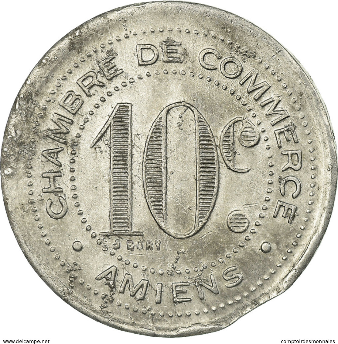 Monnaie, France, Chambre De Commerce, Amiens, 10 Centimes, 1920, TTB, Aluminium - Monétaires / De Nécessité