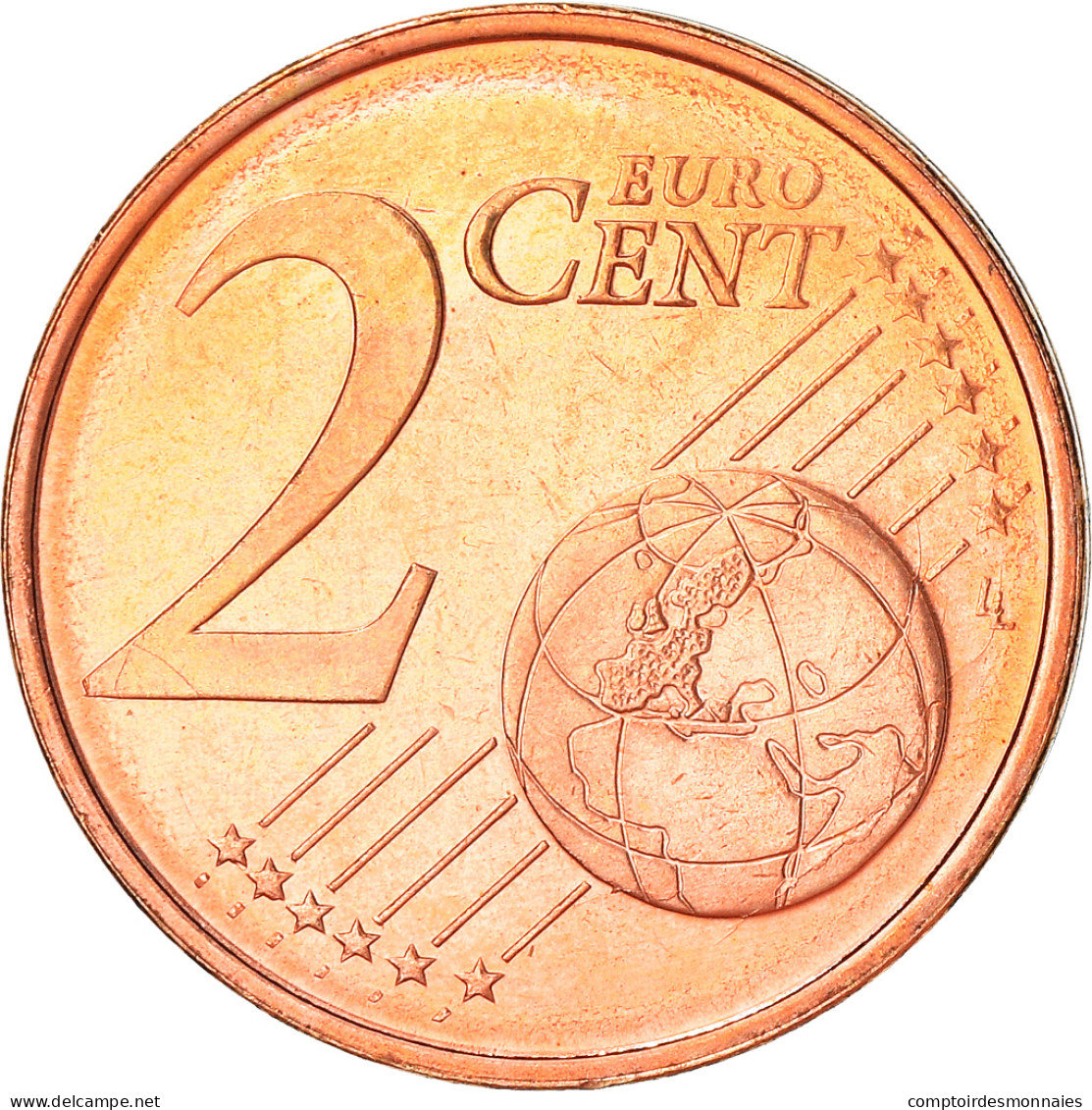 Chypre, 2 Euro Cent, 2008, TTB+, Copper Plated Steel, KM:79 - Chipre
