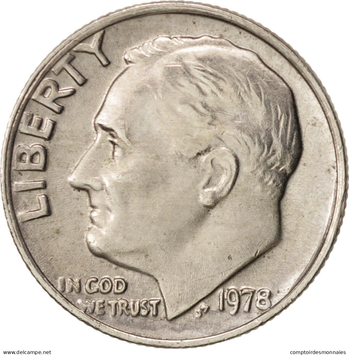 Monnaie, États-Unis, Roosevelt Dime, Dime, 1978, U.S. Mint, Philadelphie, SUP - 1946-...: Roosevelt