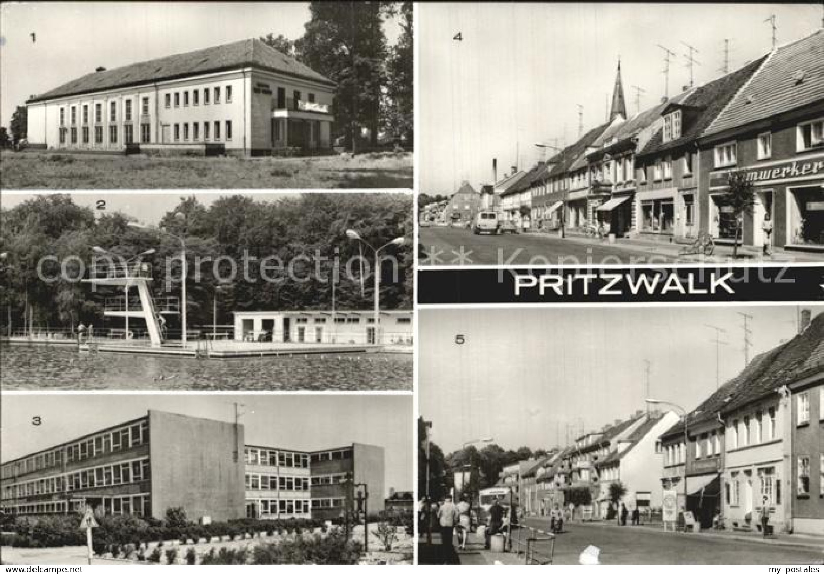 72474667 Pritzwalk Kulturhaus Erich Weinert Hainholzbad Wilhelm Piek Oberschule  - Pritzwalk
