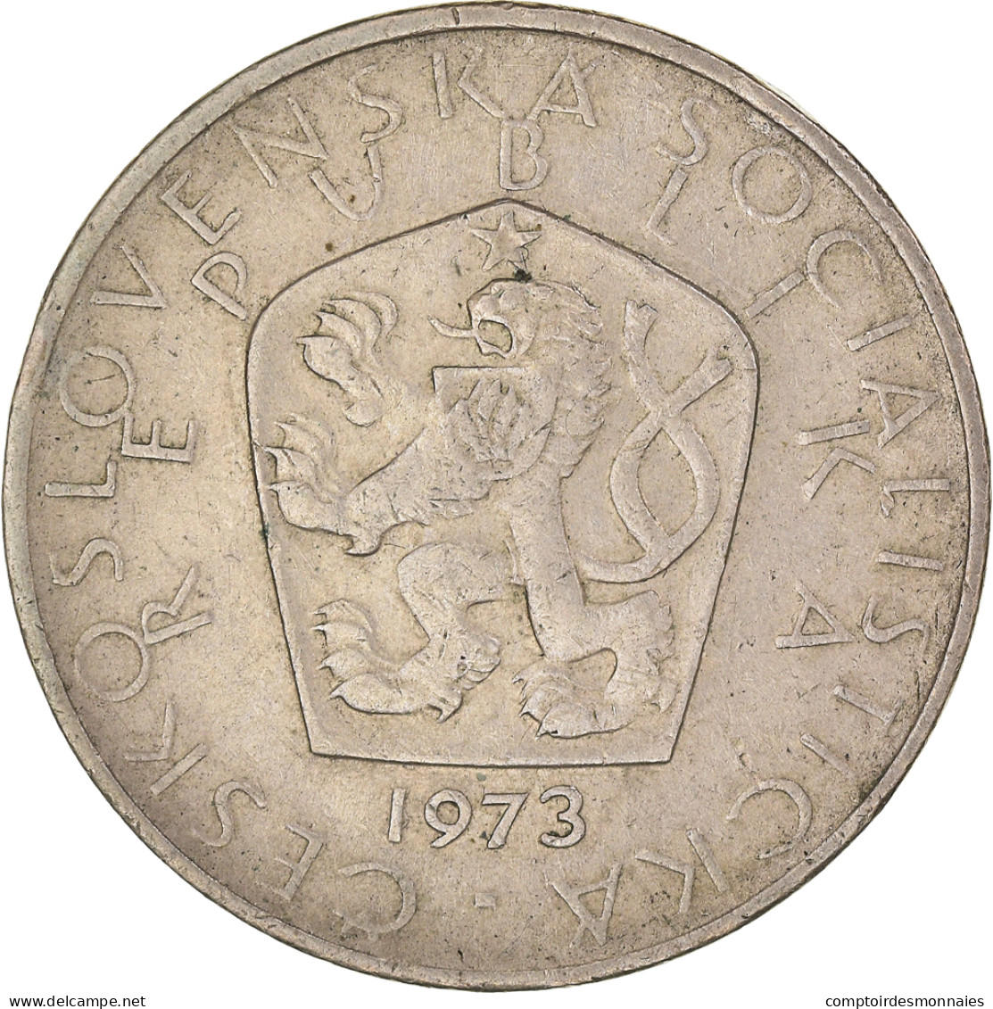 Monnaie, Tchécoslovaquie, 5 Korun, 1973, TTB, Cupro-nickel, KM:60 - Tsjechoslowakije