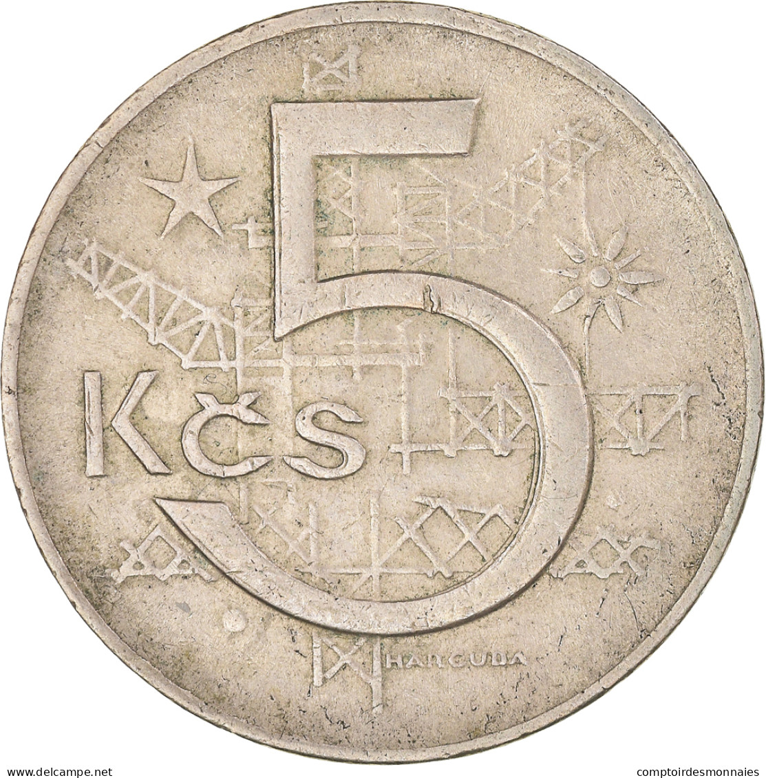 Monnaie, Tchécoslovaquie, 5 Korun, 1973, TTB, Cupro-nickel, KM:60 - Tchécoslovaquie