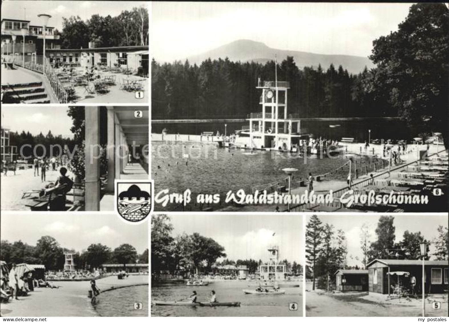 72474657 Grossschoenau Sachsen Waldstrandbad Sprungturm Zeltplatz Gondelteich Gr - Grossschönau (Sachsen)