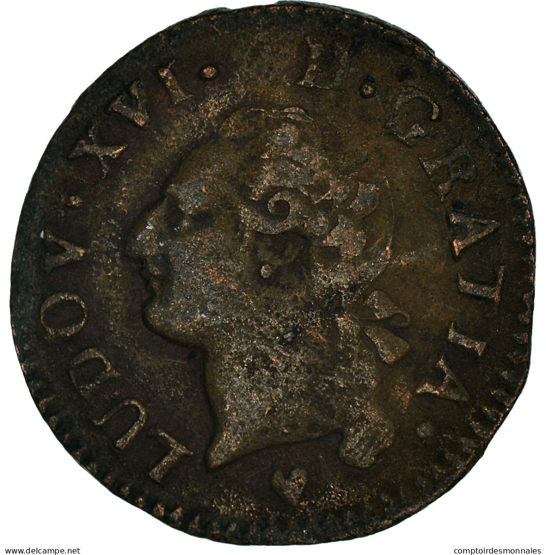 Monnaie, France, Louis XVI, Liard, Liard, 1785, Strasbourg, TB, Cuivre - 1774-1791 Luigi XVI