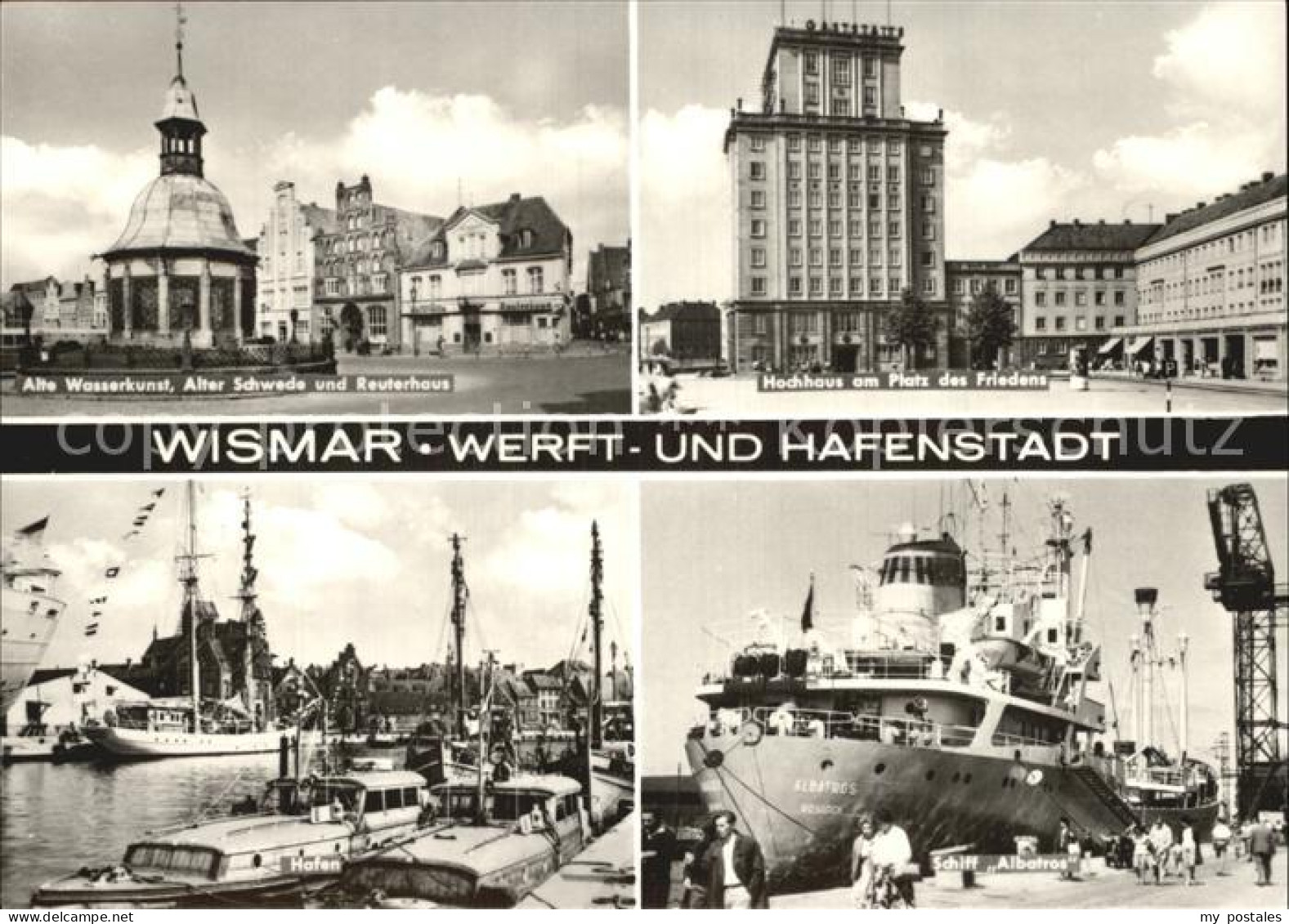 72474639 Wismar Mecklenburg Alte Wasserkunst Hochhaus Am Platz Des Friedens Hafe - Wismar