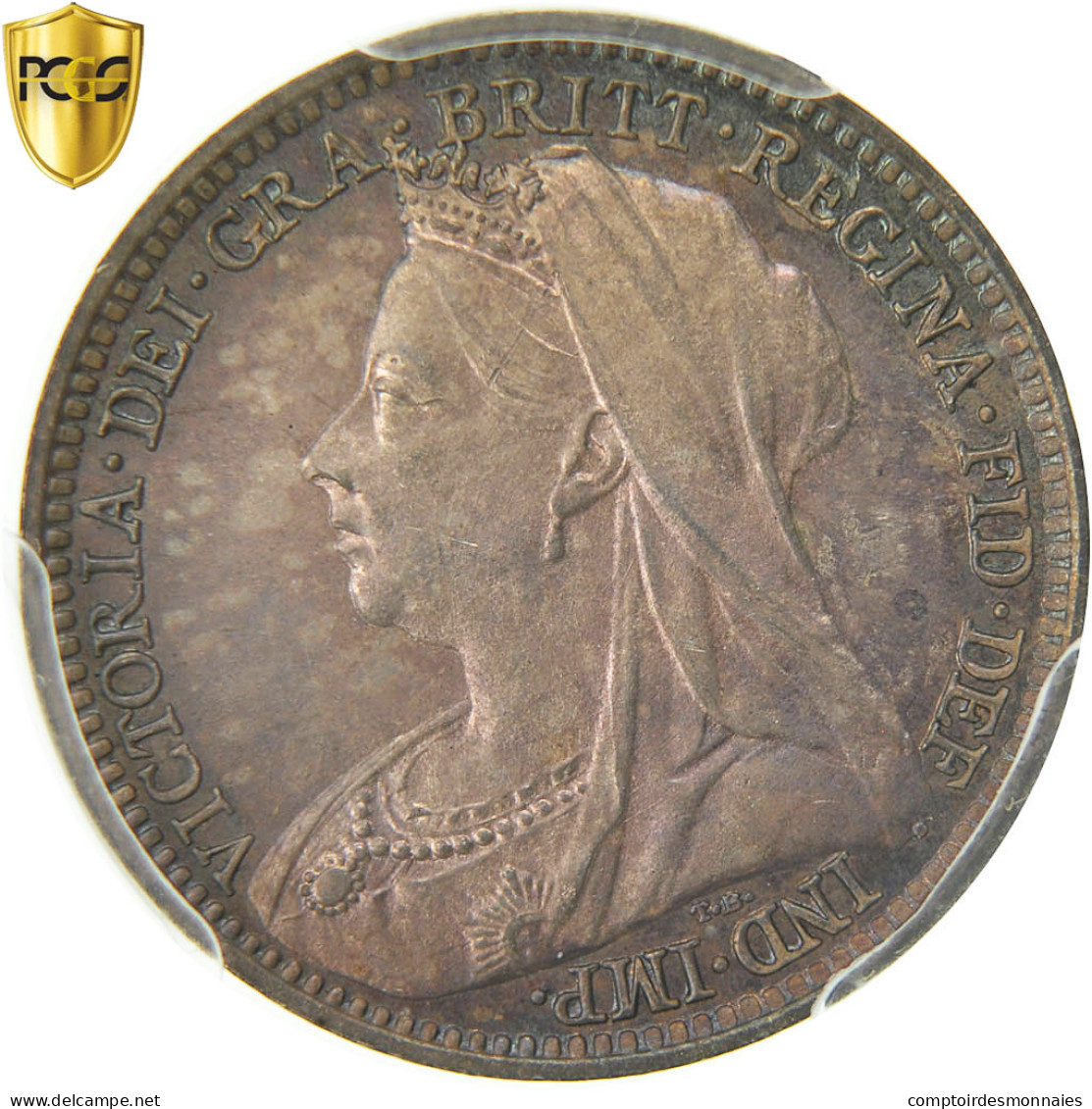 Monnaie, Grande-Bretagne, Victoria, 3 Pence, 1896, PCGS, PL66, FDC, Argent - F. 3 Pence