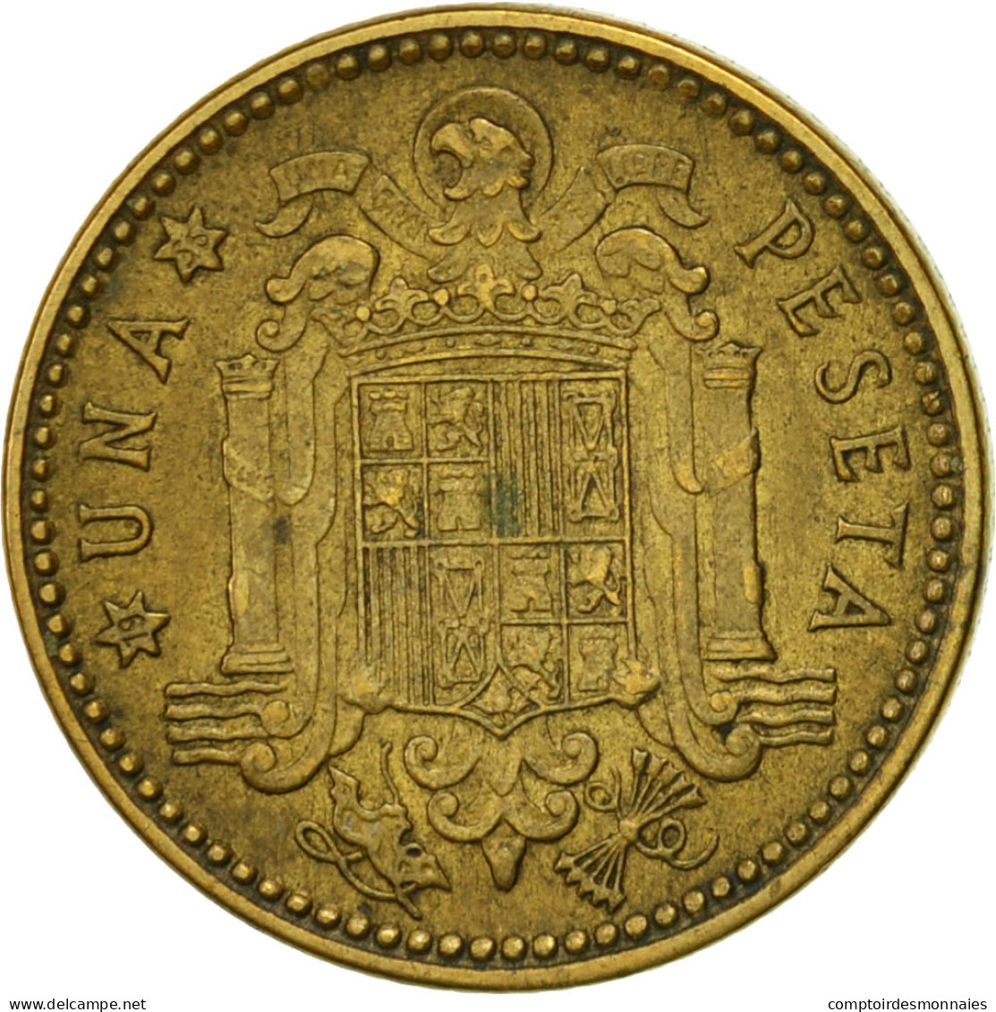 Monnaie, Espagne, Francisco Franco, Caudillo, Peseta, 1956, TTB - 1 Peseta