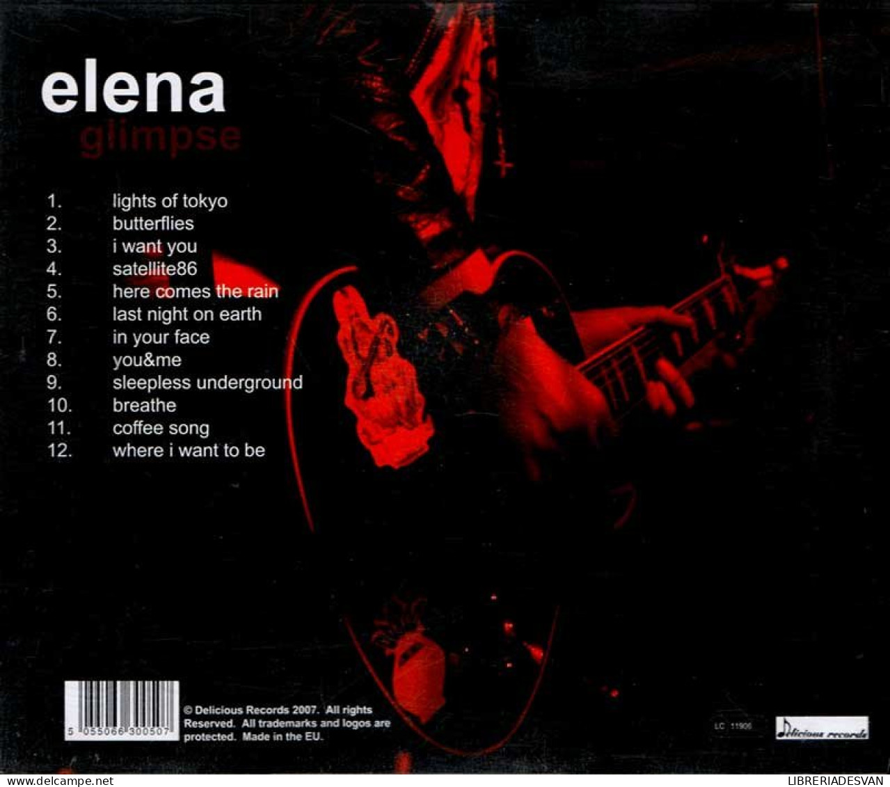 Elena - Glimpse. CD - Rock