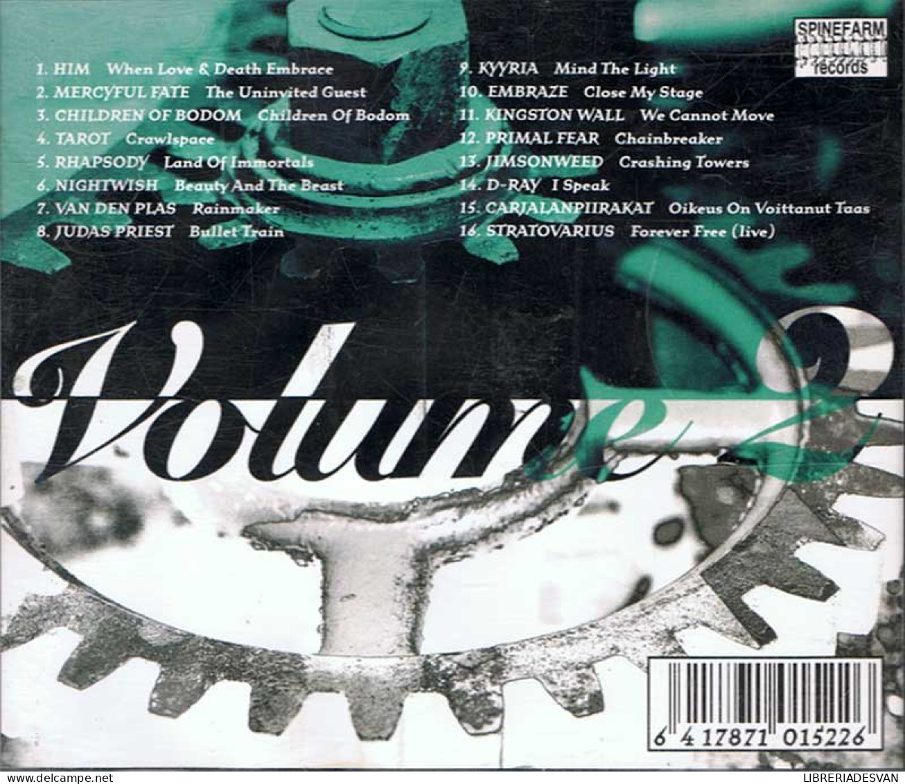 Varios - Metalliliitto: Volume 2. CD - Rock