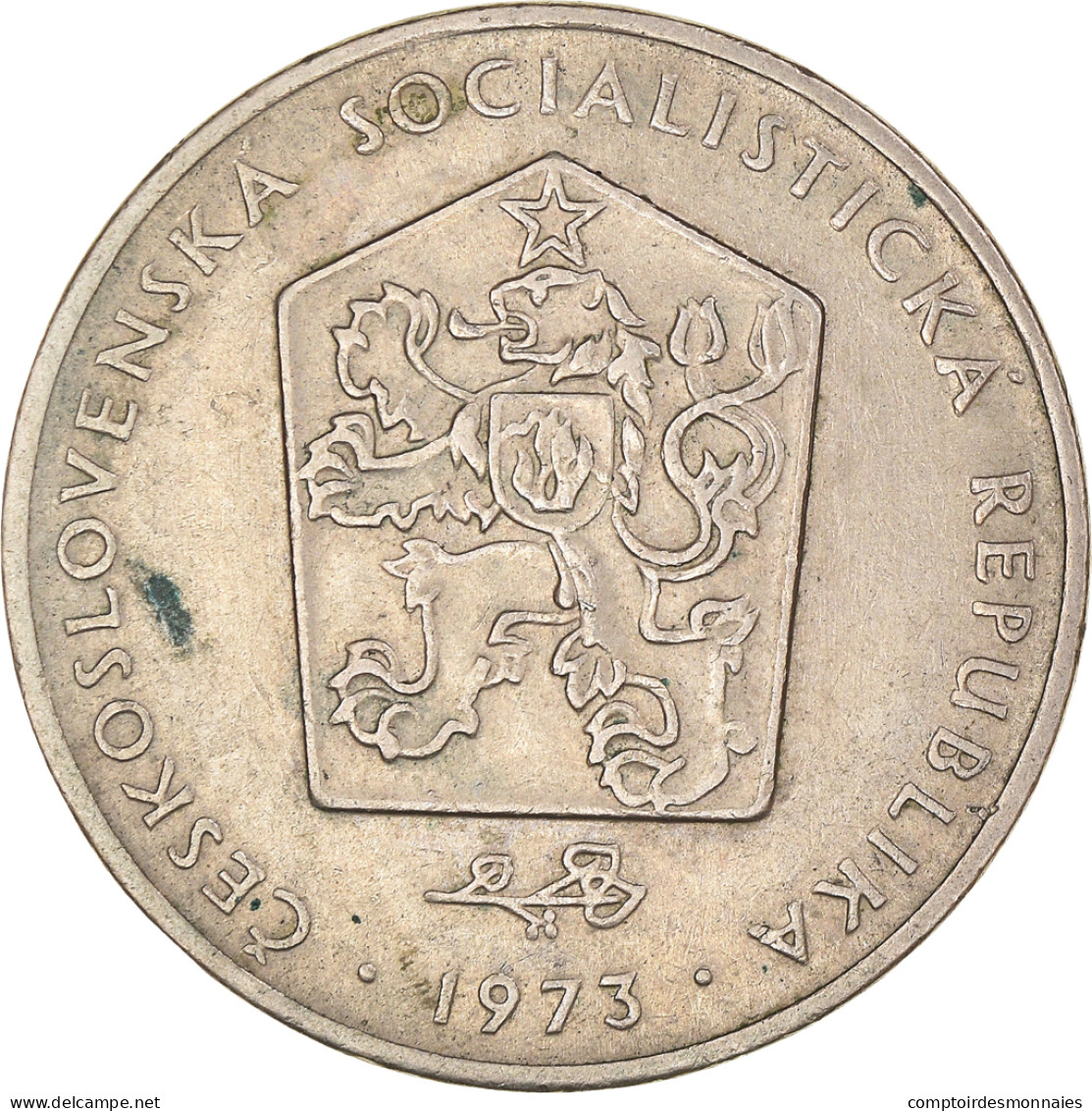 Monnaie, Tchécoslovaquie, 2 Koruny, 1973, TTB+, Cupro-nickel, KM:75 - Czechoslovakia