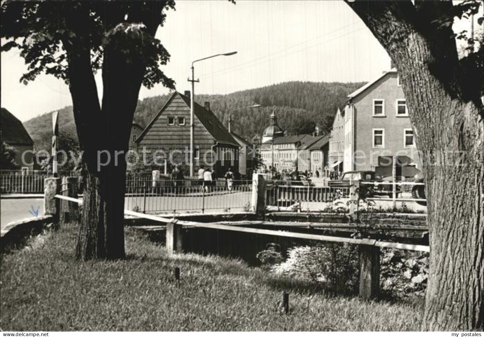 72474136 Schmiedeberg  Dippoldiswalde Haupstrasse Bruecke Dippoldiswalde - Dippoldiswalde