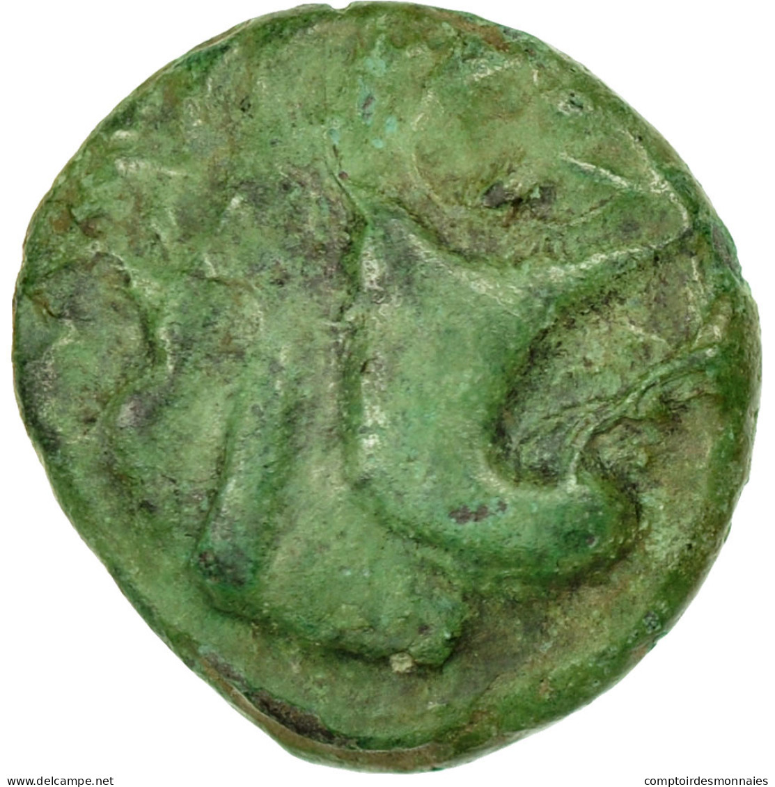 Monnaie, Ambiens, Bronze, TTB, Bronze, Delestrée:358 - Celtic