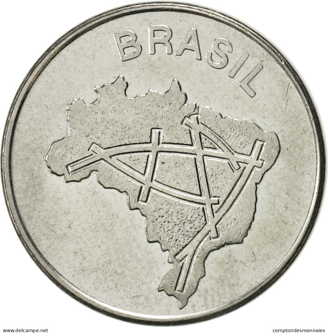 Monnaie, Brésil, 10 Cruzeiros, 1984, SUP, Stainless Steel, KM:592.1 - Brasil