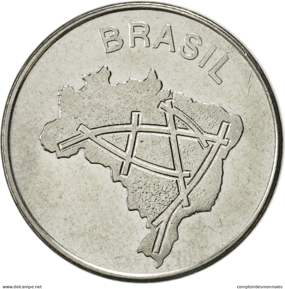 Monnaie, Brésil, 10 Cruzeiros, 1984, SUP, Stainless Steel, KM:592.1 - Brésil