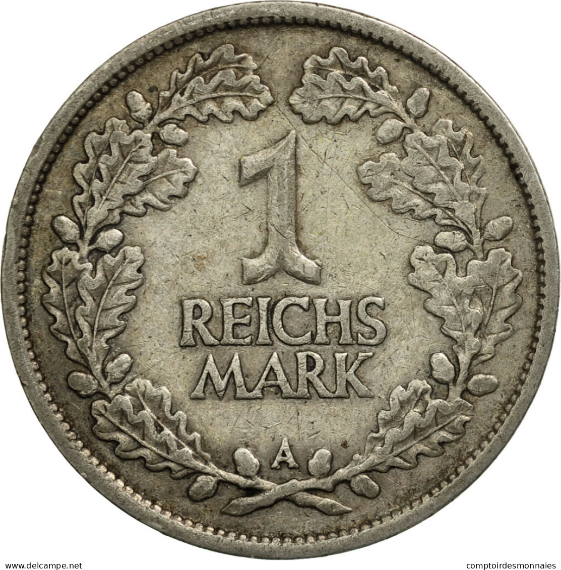 Monnaie, Allemagne, République De Weimar, Mark, 1925, Berlin, TB+, Argent - 1 Mark & 1 Reichsmark