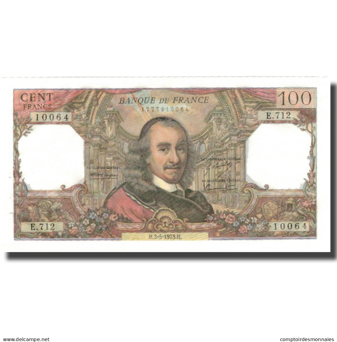 France, 100 Francs, 100 F 1964-1979 ''Corneille'', 1973, 1973-05-03, SPL - 100 F 1964-1979 ''Corneille''