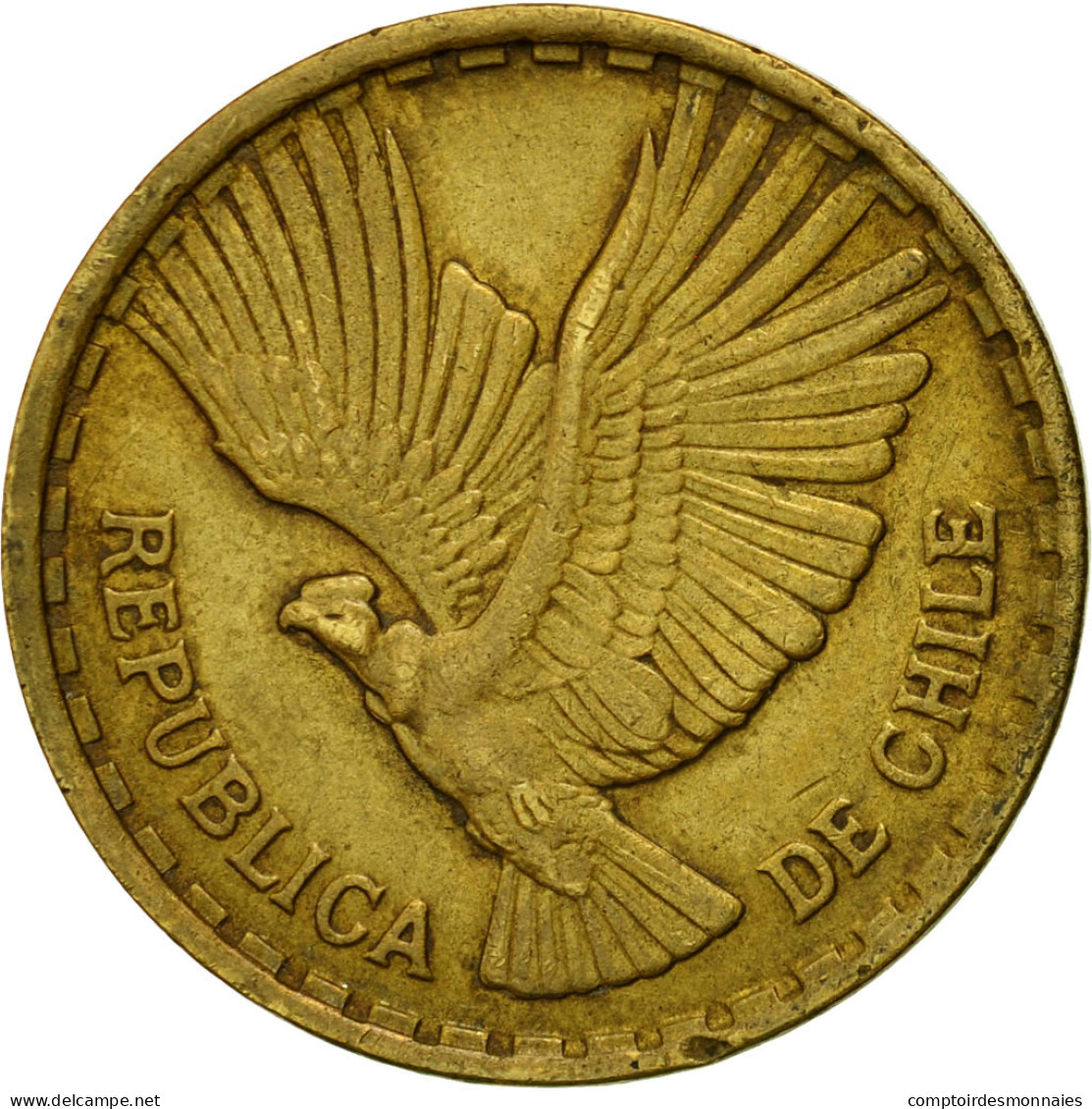 Monnaie, Chile, 10 Centesimos, 1970, TTB, Aluminum-Bronze, KM:191 - Chili