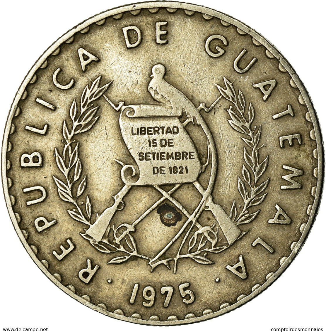 Monnaie, Guatemala, 10 Centavos, 1975, TTB, Copper-nickel, KM:274 - Guatemala