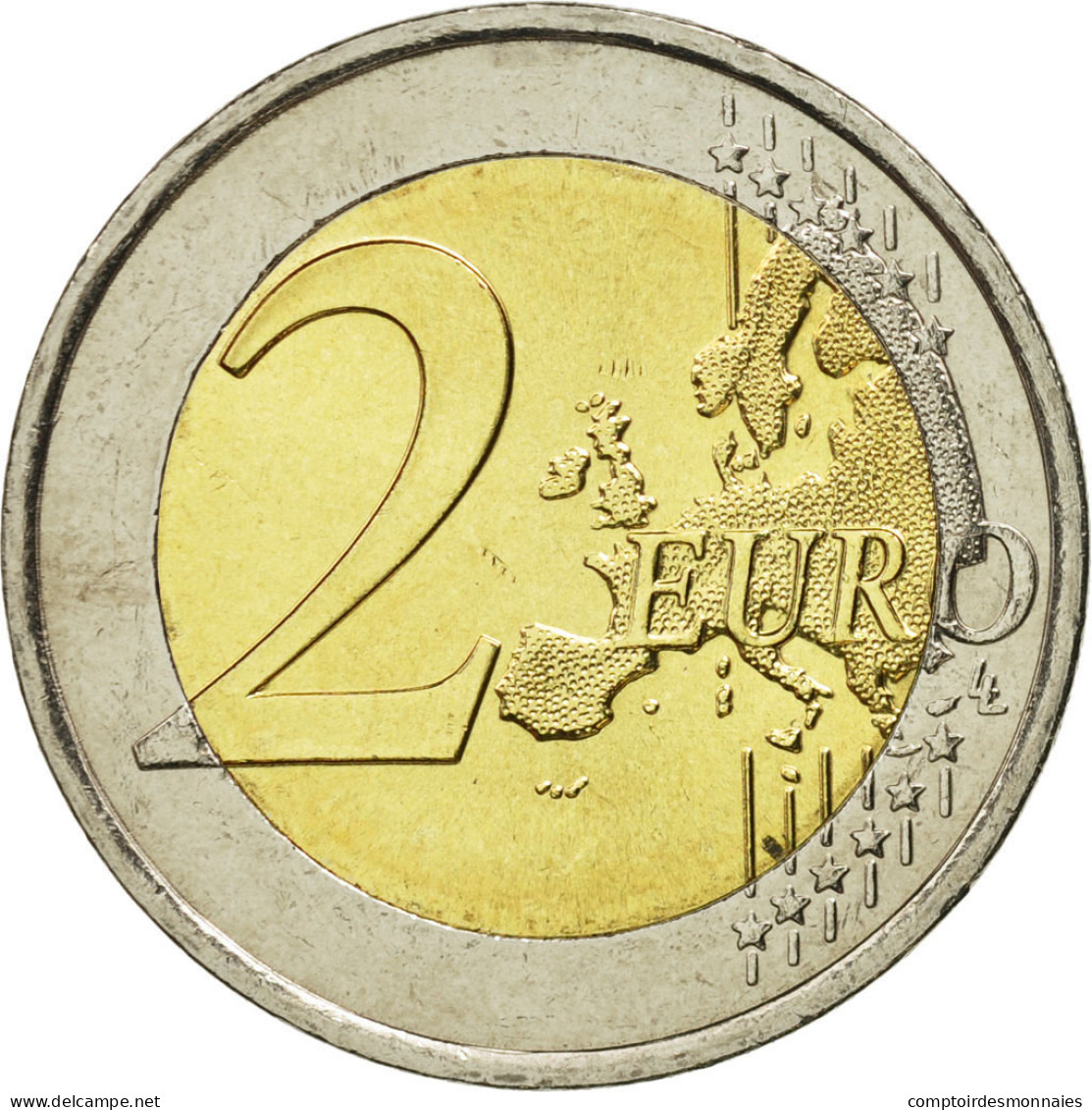 Grèce, 2 Euro, Traité De Rome 50 Ans, 2007, SPL, Bi-Metallic, KM:216 - Grèce