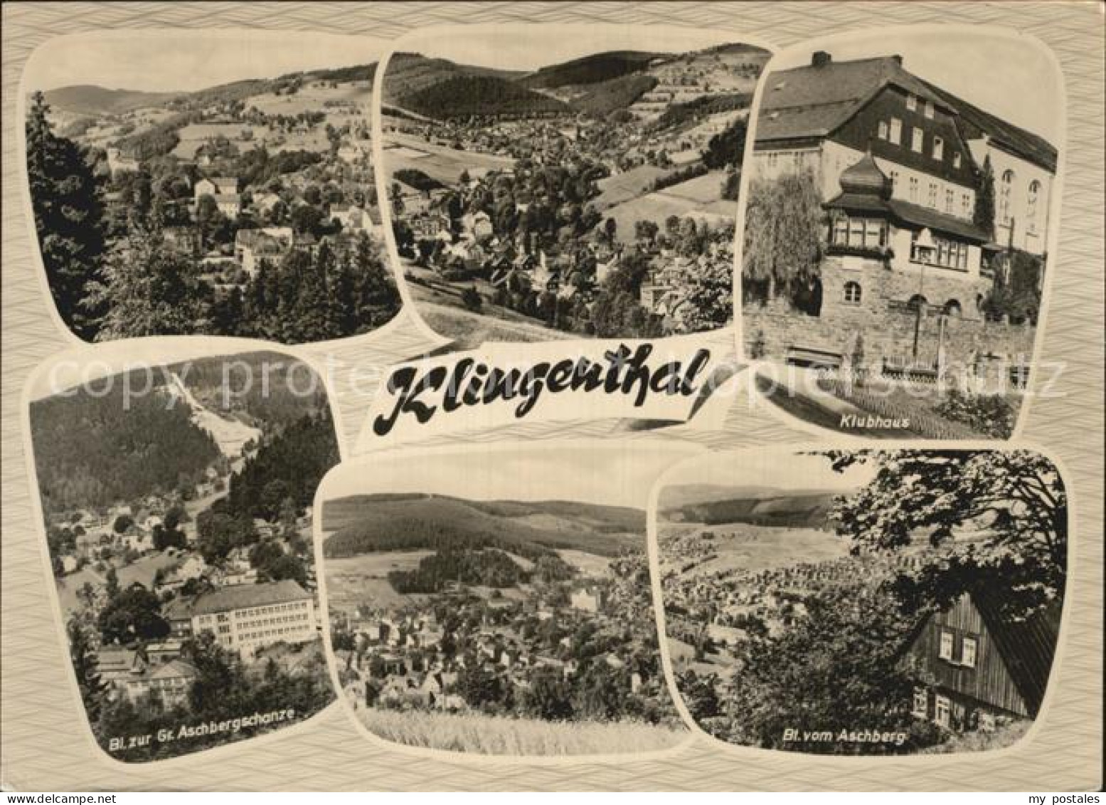 72473920 Klingenthal Vogtland Panorama Klubhaus Aschbergschanze Total Blick Vom  - Klingenthal