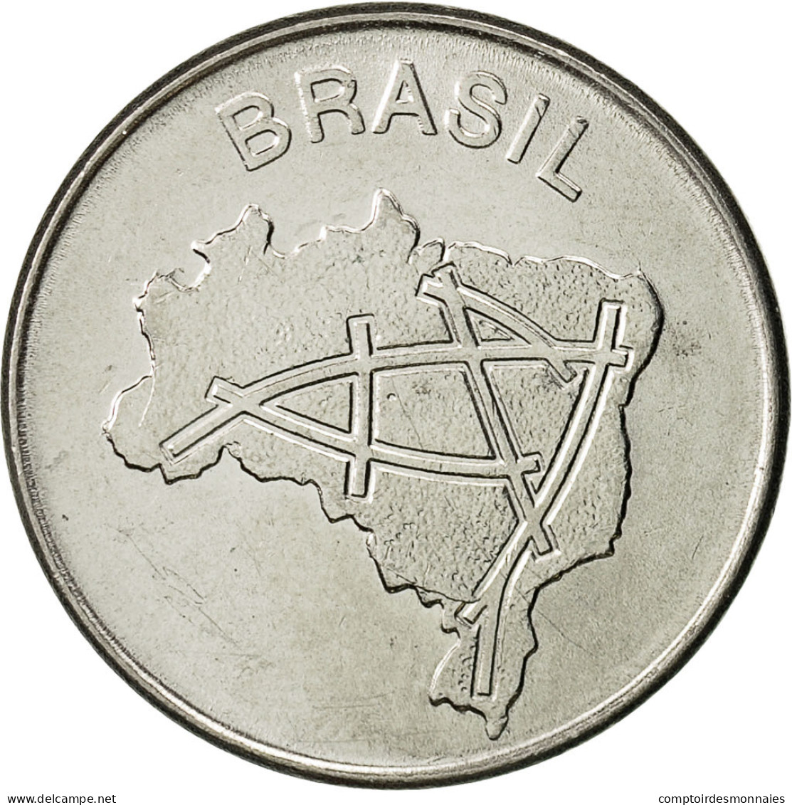 Monnaie, Brésil, 10 Cruzeiros, 1984, SUP, Stainless Steel, KM:592.1 - Brasil