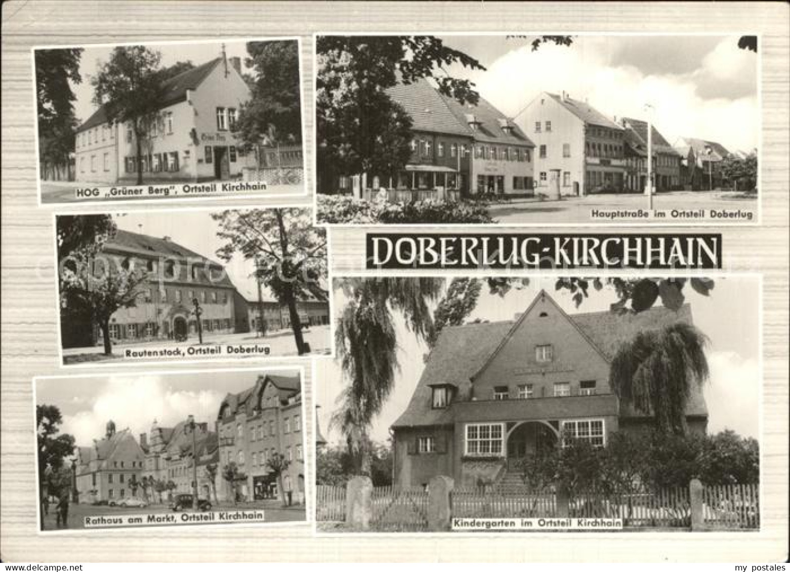 72473569 Kirchhain Doberlug-Kirchhain HOG Gruener Berg Rautenstock Rathaus Markt - Doberlug-Kirchhain