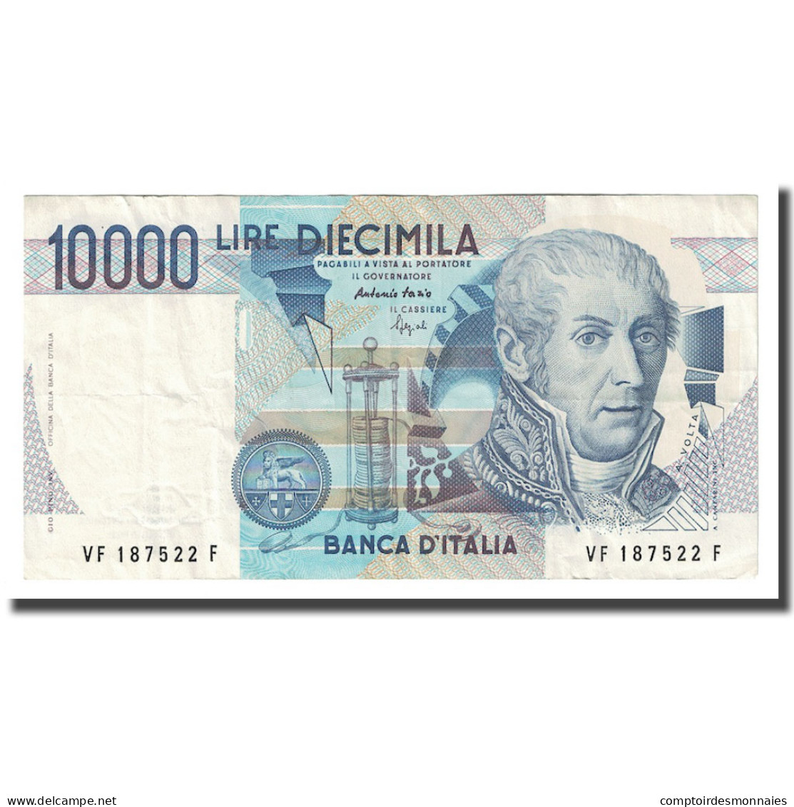 Billet, Italie, 10,000 Lire, 1984, 1984-09-03, KM:112c, SUP+ - 10000 Lire