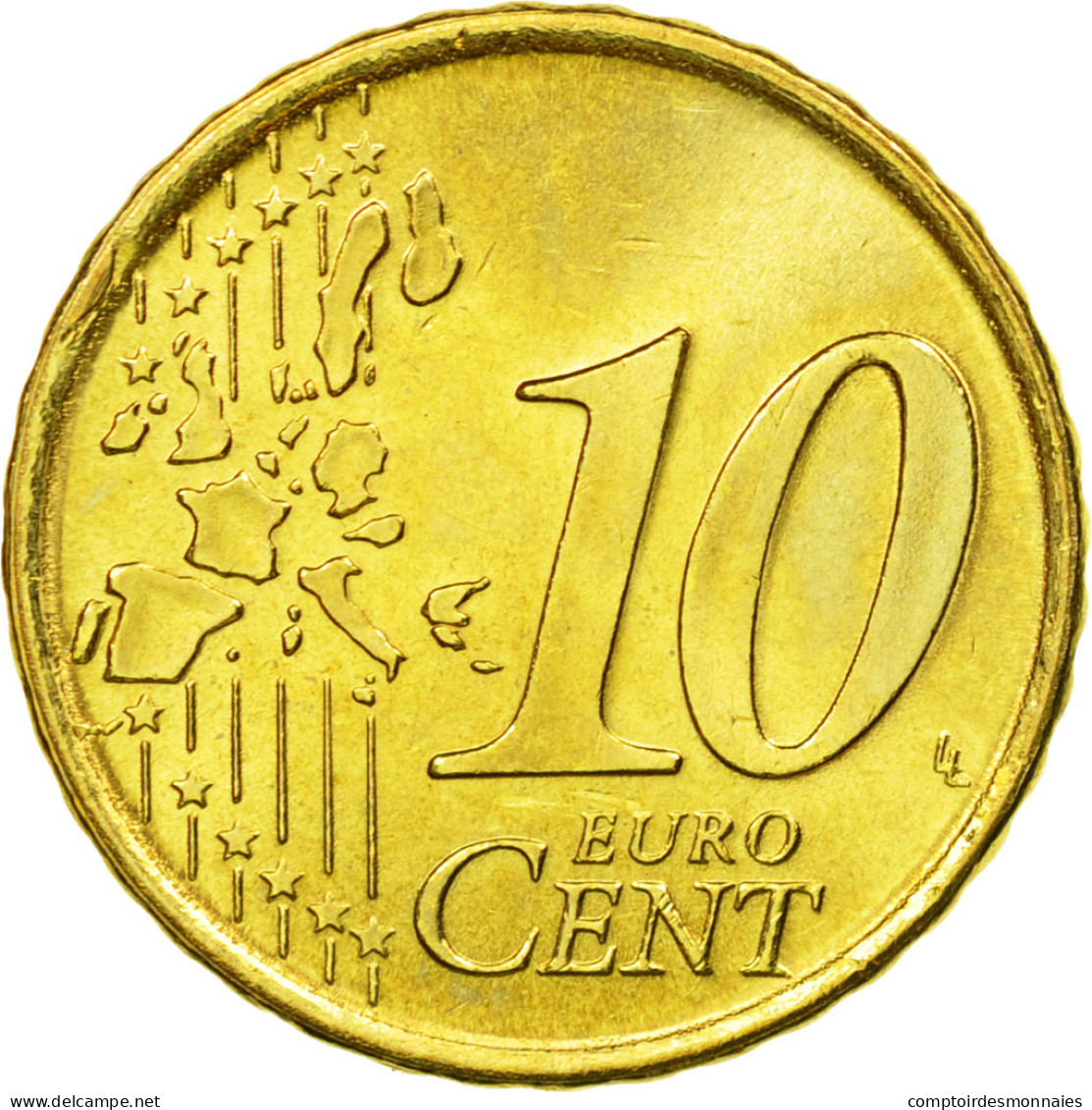 Espagne, 10 Euro Cent, 1999, SUP+, Laiton, KM:1043 - Spanje