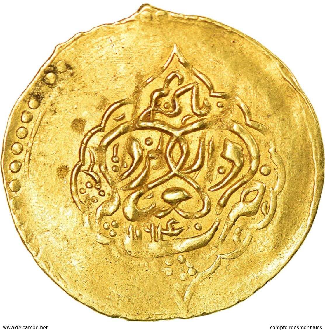 Zand Dynasty, Sadiq Khan, 1/4 Mohur, AH 1194 (1780), Yazd, Or, TTB+ - Islamitisch