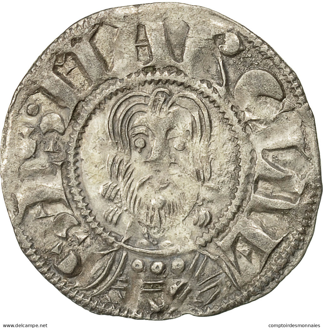 France, Denier Barbarin, 1106-1245, Abbaye De Saint-Martial, Argent, TTB+ - Other & Unclassified