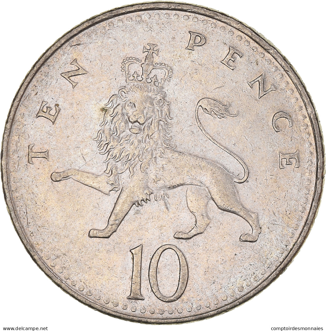 Monnaie, Grande-Bretagne, Elizabeth II, 10 Pence, 1996, TTB, Cupro-nickel - 10 Pence & 10 New Pence