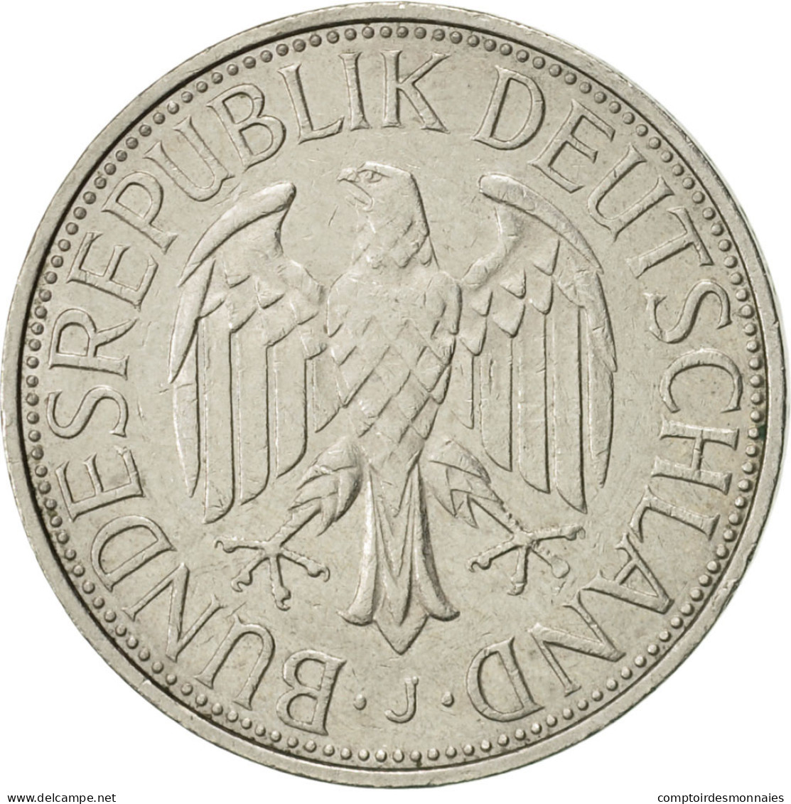 Monnaie, République Fédérale Allemande, Mark, 1991, Hambourg, SUP - 1 Marco