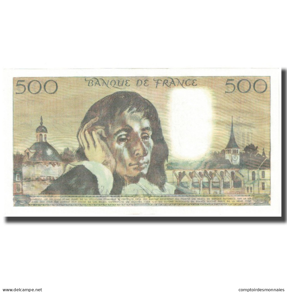 France, 500 Francs, Pascal, 1976, 1976-04-01, NEUF, Fayette:71.14, KM:156d - 500 F 1968-1993 ''Pascal''