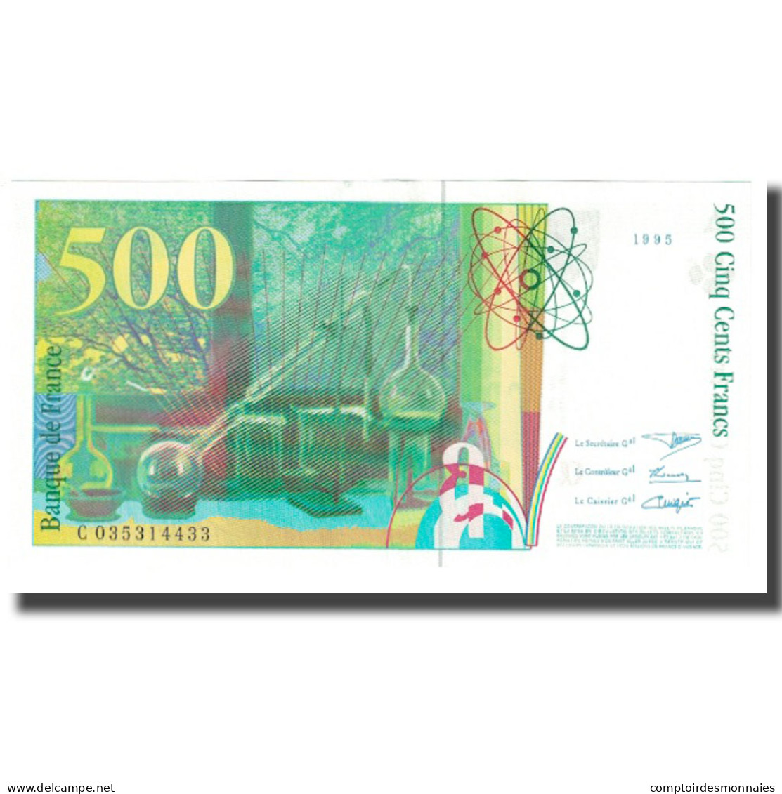 France, 500 Francs, Pierre Et Marie Curie, 1995, BRUNEEL, BONARDIN, VIGIER - 500 F 1994-2000 ''Pierre En Marie Curie''