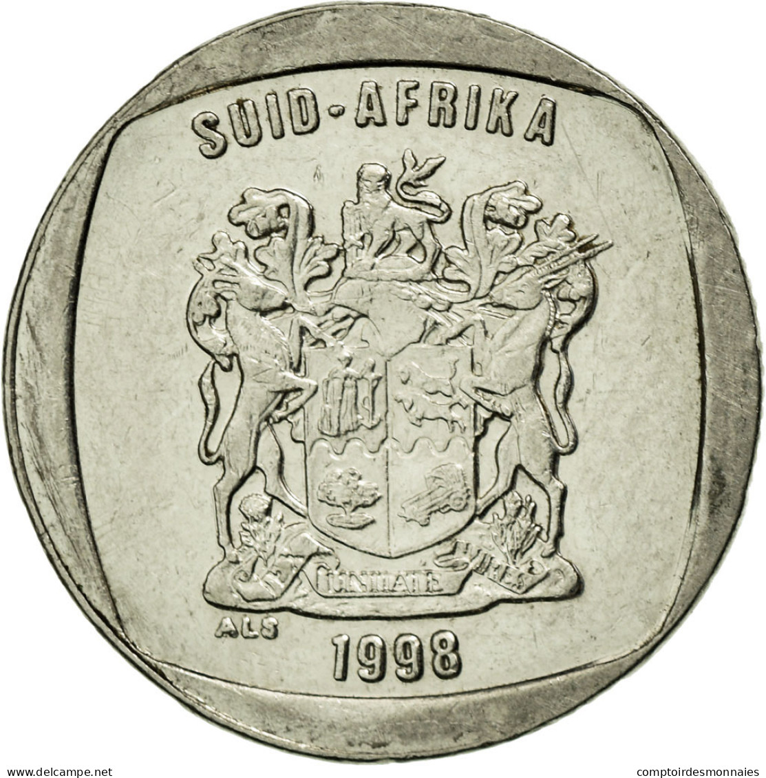 Monnaie, Afrique Du Sud, Rand, 1998, TTB, Nickel Plated Copper, KM:164 - South Africa