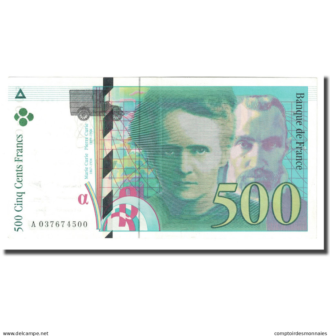 France, 500 Francs, Pierre Et Marie Curie, 1998, NEUF, Fayette:76.4, KM:160c - 500 F 1994-2000 ''Pierre En Marie Curie''