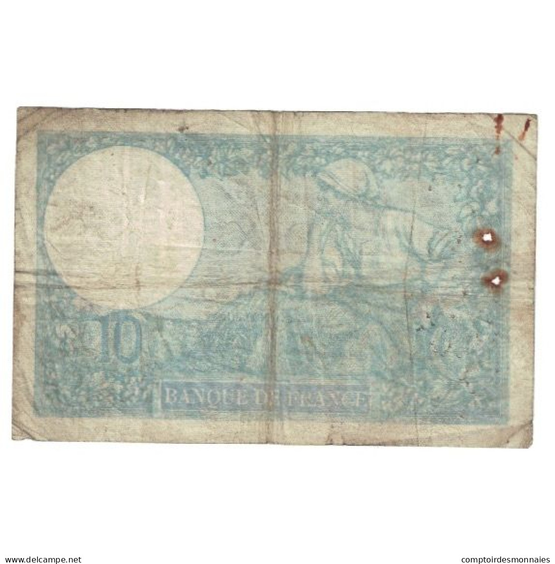 France, 10 Francs, Minerve, 1940, 1940-12-12, TB, Fayette:07.24, KM:84 - 10 F 1916-1942 ''Minerve''