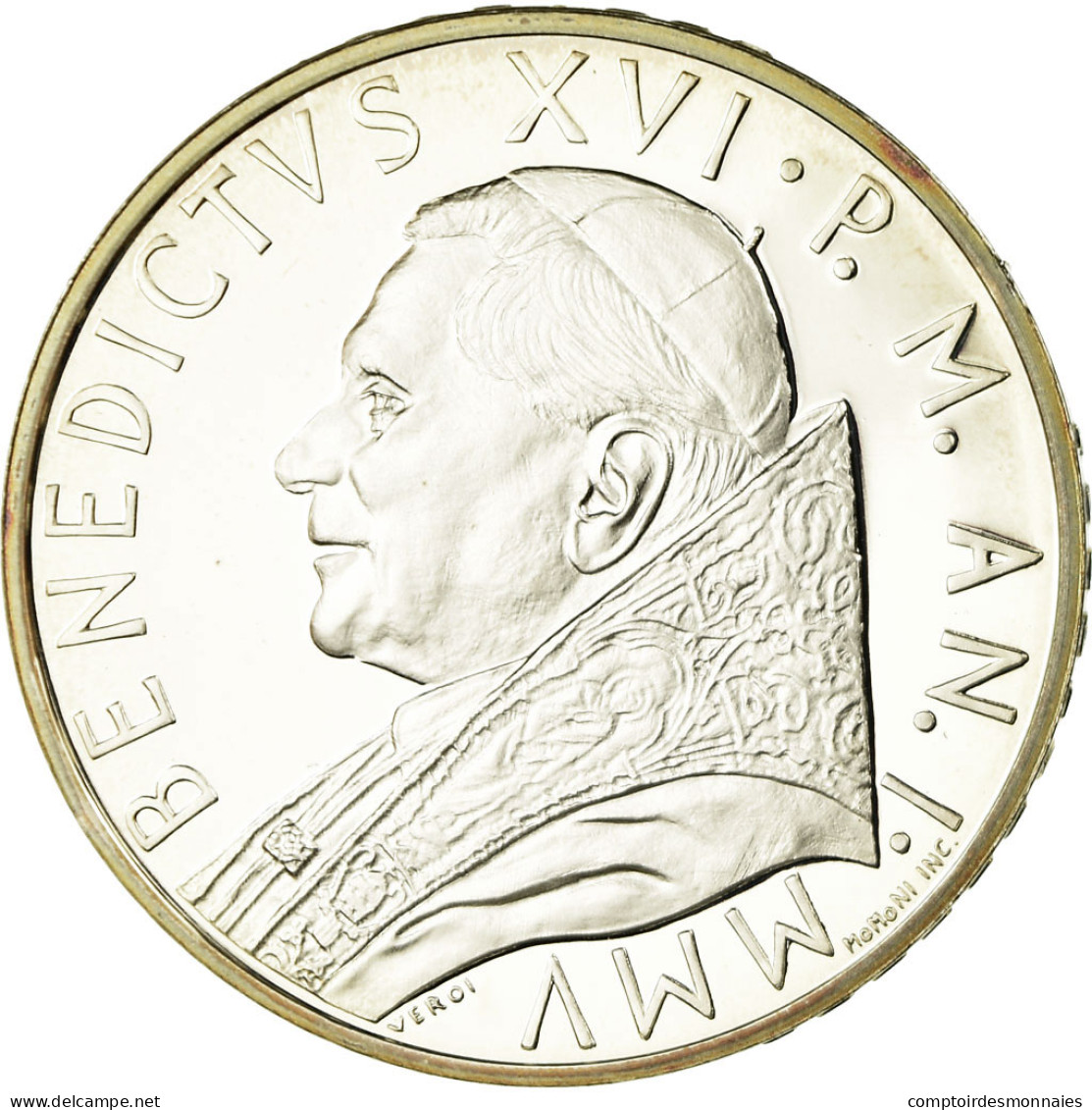 Vatican, Pape Benoit XVI, 10 Euro, L'eucharistie, 2005, FDC, Argent - Vaticano (Ciudad Del)