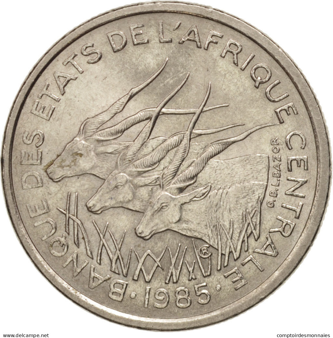 Monnaie, États De L'Afrique Centrale, 50 Francs, 1985, Paris, SUP, Nickel - Sonstige – Afrika